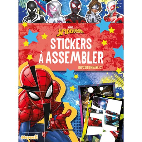 Marvel Spider-Man - Stickers à assembler - Repositionnables !