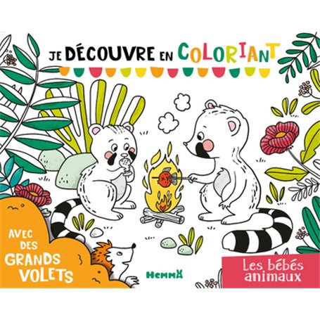 Je découvre en coloriant - Les bébés animaux