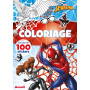 Marvel Spider-Man - Coloriage avec plus de 100 stickers (Spider-Man et Spider-Girl)