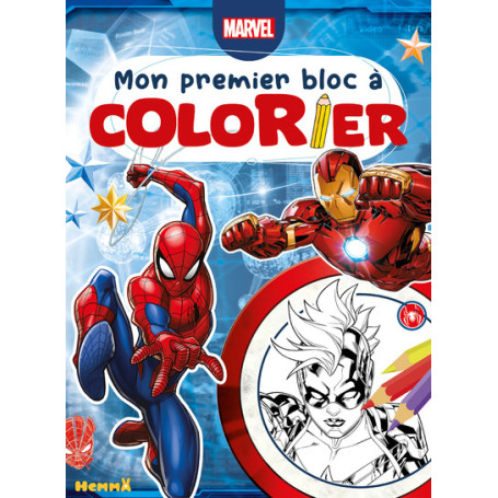 Marvel - Mon premier bloc à colorier (Spider-Man