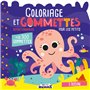 Mon P'tit Hemma - Coloriage et gommettes pour les petits - L'océan - + de 300 gommettes repositionnables