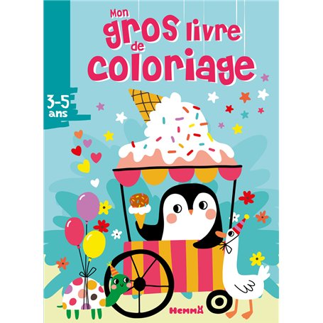 Mon gros livre de coloriage (Pingouin glacier)