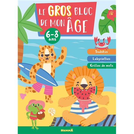 Le gros bloc de mon âge (6-8 ans) (Fille-Garçon) - Sudokus