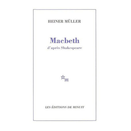 Macbeth d'après Shakespeare 12,72 €