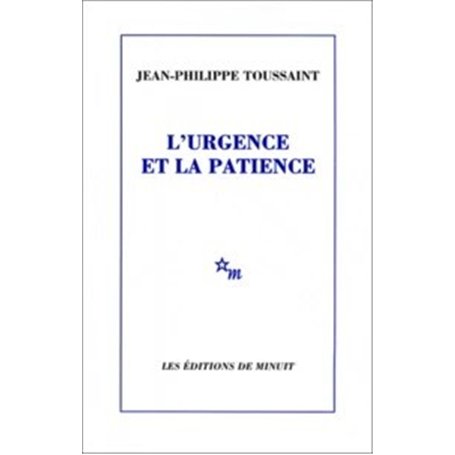 L'urgence et la patience 11,25 €
