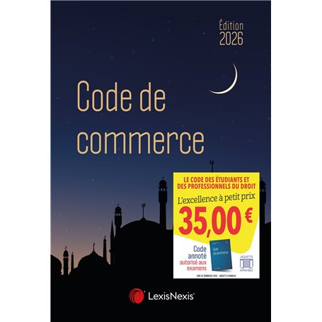 Code de commerce 2026 -  Jaquette Istamblue