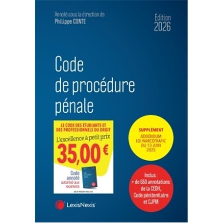 Code de procédure pénale 2026