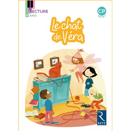 Pack de 5ex - Lecture Piano - Le chat de Véra CP 16,54 €