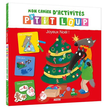 Mon livre d'activités p'tit loup - spécial Noël