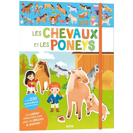 Les chevaux et les poneys - Mes tout premiers autollants