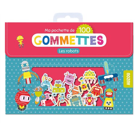 Ma pochette de gommettes - 100 robots