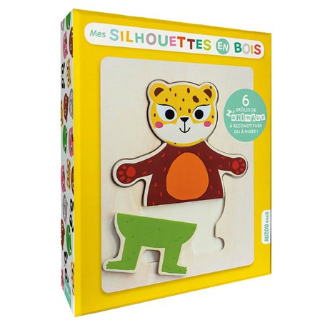 SILHOUETTES BOIS - DROLES DE Z'ANIMAUX A RECONSTITUER