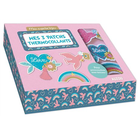 Mon superbe bijou - Mes 3 patchs thermocollants