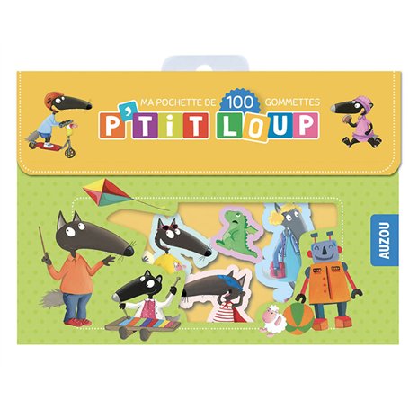 P'tit loup - Ma pochette de 100 gommettes