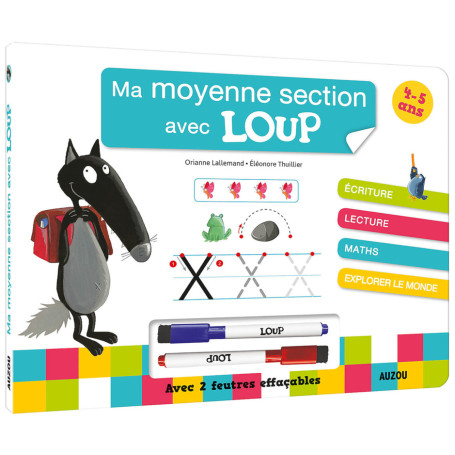 Mon livre ardoise Loup - Ma moyenne section