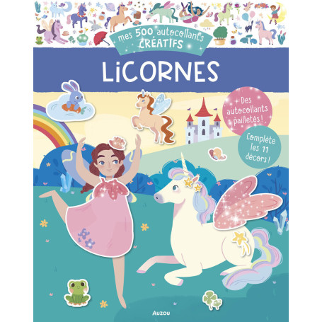 Mes 500 autocollants - Licorne