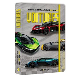 Agenda scolaire voitures 2025-2026