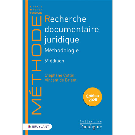 Recherche documentaire juridique - Méthodologie