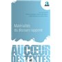 Matérialités du discours rapporté
