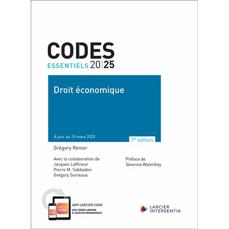Code essentiel - Droit économique 2025 - À jour au 15 mars 2025