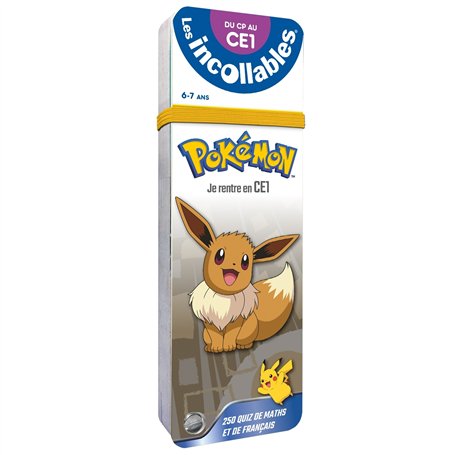 Les incollables - Je rentre en CE1 avec Pokémon 6/7 ans 6,75 €