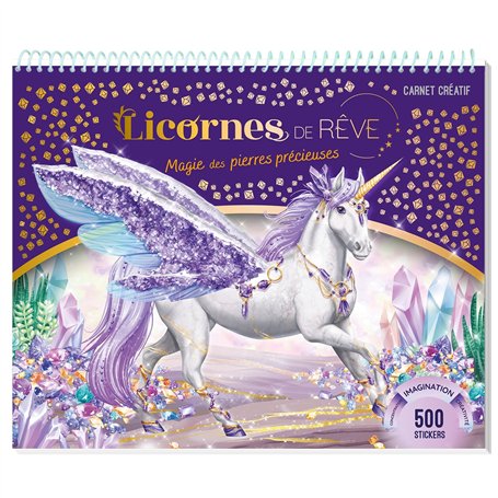 Licornes de rêve - Carnet créatif - Magie des pierres précieuses 12,62 €
