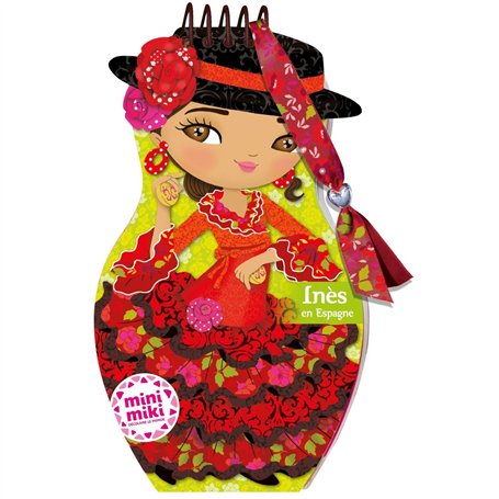 Minimiki - Carnet créatif - Inès en Espagne  nouvelle édition - 2025