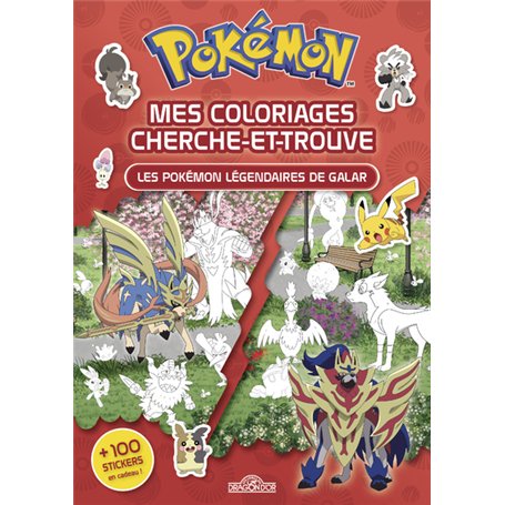 Pokémon - Les Pokémon légendaires de Galar - Mes coloriages cherche-et-trouve 5,82 €
