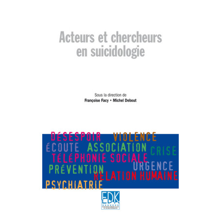Acteurs et chercheurs en suicidologie 18,59 €