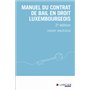 Manuel du contrat de bail en droit luxembourgeois