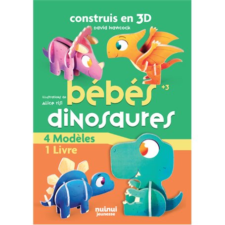 Construis en 3D bébés dinosaures