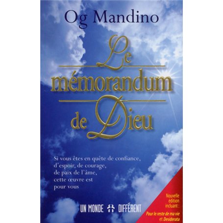 Le mémorandum de Dieu