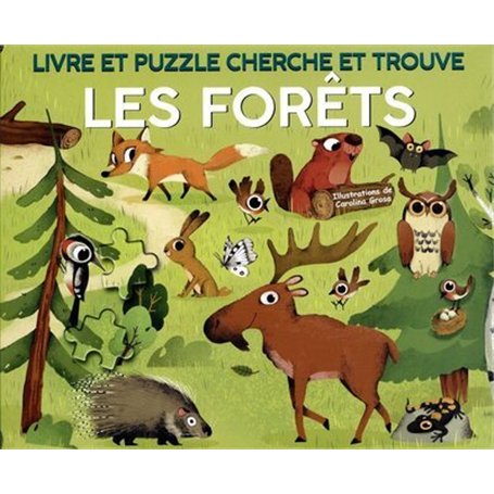 Les Forets - Livre et puzzle cherche et trouve