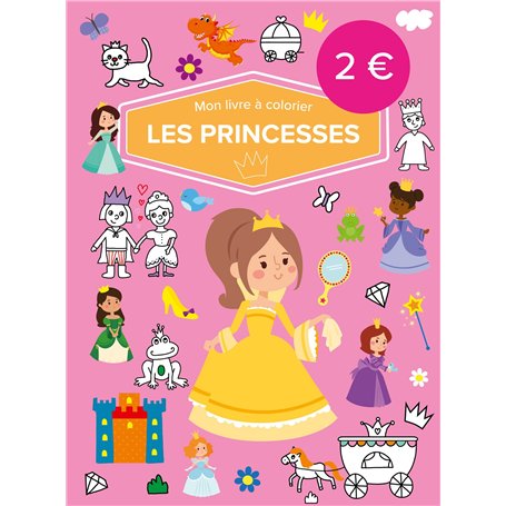 Mon livre à colorier - Les princesses