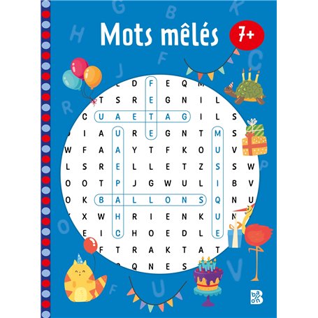 Mots mêlés 7+