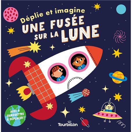 Une fusée sur la lune