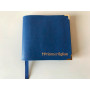 Couverture simili cuir bleu format poche