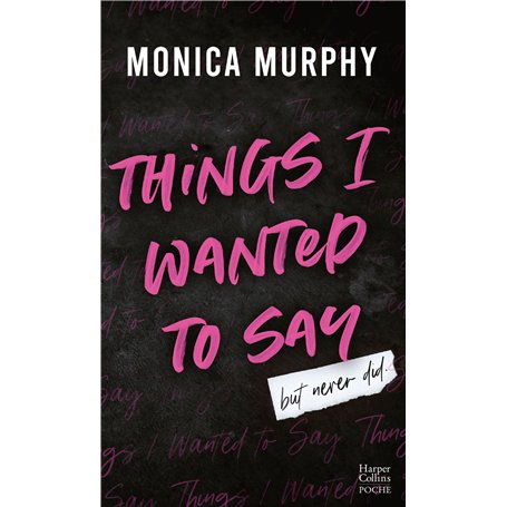 Things I Wanted to Say (But Never Did) (Édition française) 8,71 €