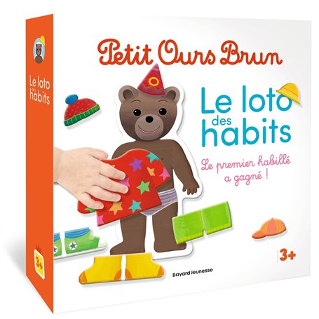 Jeu Petit Ours Brun - Le loto des habits - Dès 3 ans