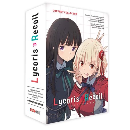 Coffret Lycoris Recoil T04 + Roman Ordinary Days