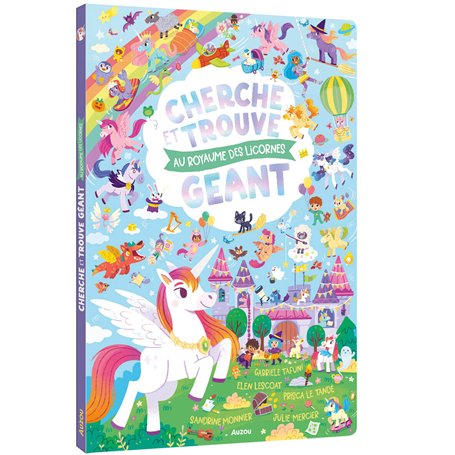 CHERCHE ET TROUVE GEANT - AU ROYAUME DES LICORNES
