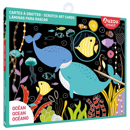 Mes cartes à gratter - Océan