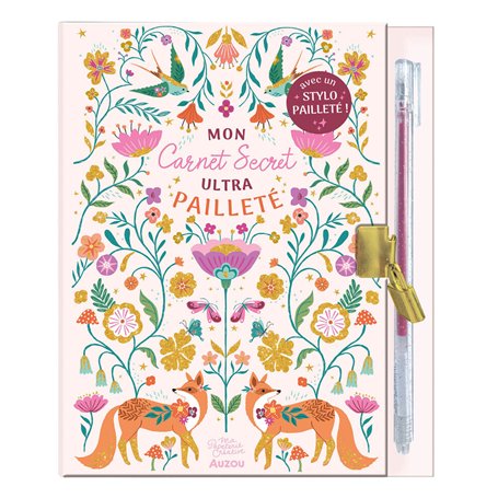 Ma papeterie créative - Mon carnet secret ultrapailleté