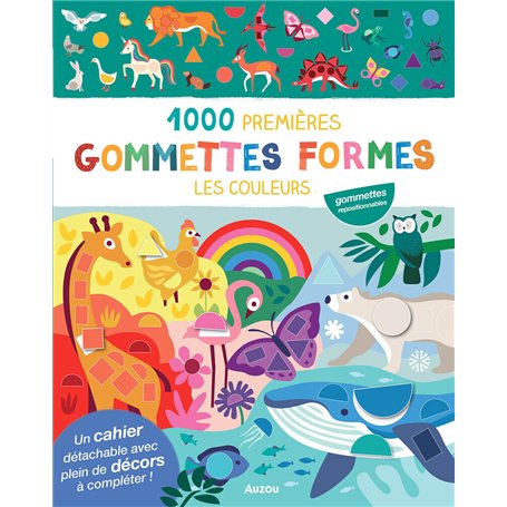 1000 premières gommettes formes - Les couleurs