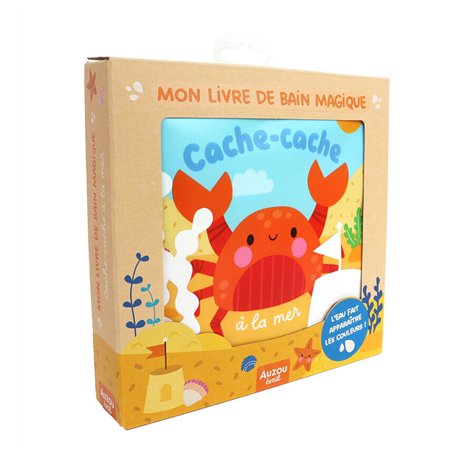 Cache-cache à la mer - Mon livre de bain magique