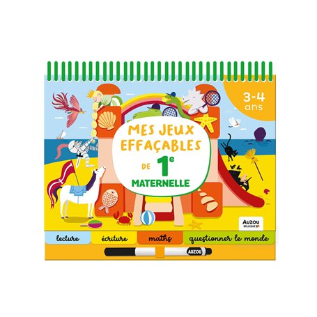 Mes jeux effaçables de 1re Maternelle