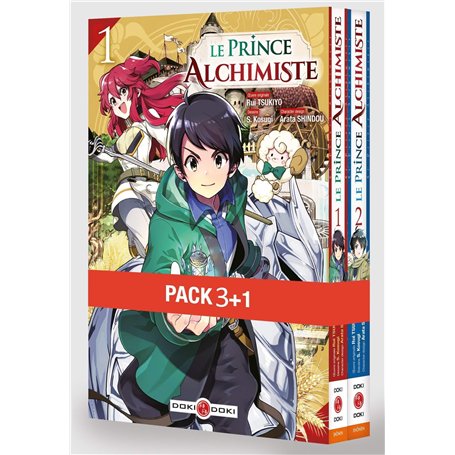 Le Prince alchimiste - pack promo - v01 à v04 - édition limitée