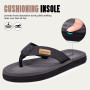 FITORY Homme Confortable Tongs été antidérapante Chaussures de Plage & Piscine Taille 40-46 EU