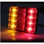 JJ1 2x 12V Feux Arrière de Remorque Universel 4 Fonctions pour Caravane Camion Remorque Fourgon Camper