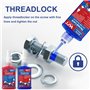 WAN2TLK Lot de 2 fusibles Locktight de 50 ml - Résistance moyenne et haute résistance - Pour remplir les interstices et serrer l